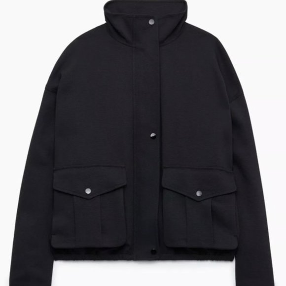 Aritzia Wilfred Kamille Jacket Black - Picture 3 of 3